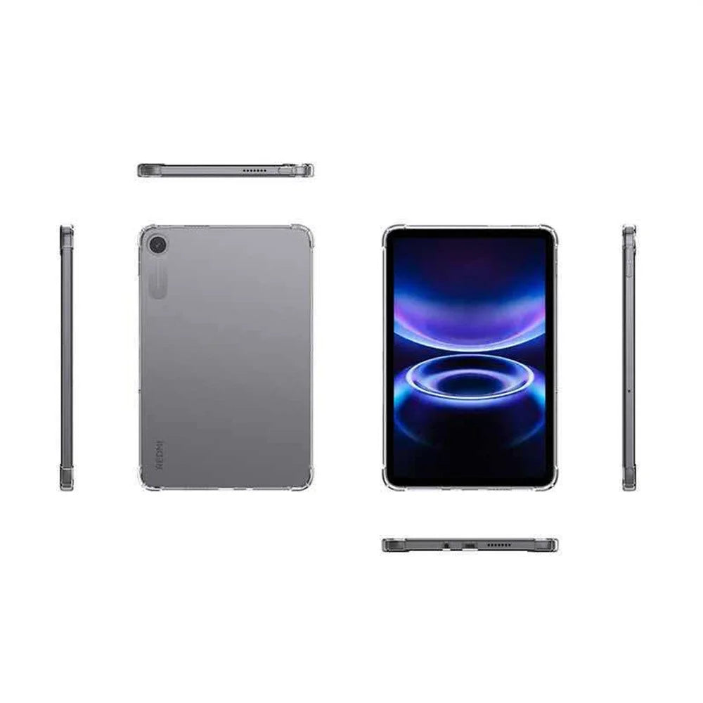 For Xiaomi Redmi Pad 2 9.7  /  Pad 2 SE Case TPU Drop-Resistant Clear Tablet Cover + Tempered Glass Screen Film - 5
