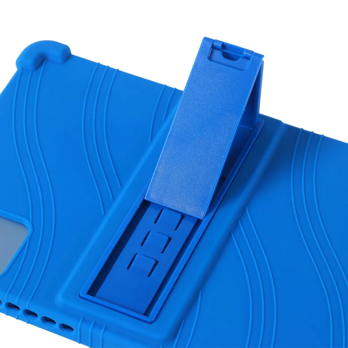 For Doogee Tab G5 Tablet Case Adjustable Kickstand Silicone Tablet Protective Cover - Dark Blue - 4