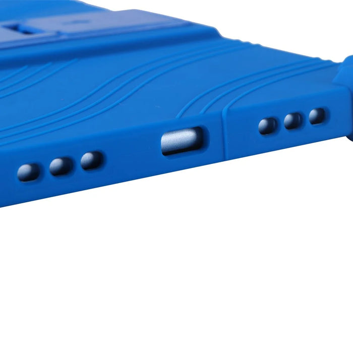 For Doogee Tab G5 Tablet Case Adjustable Kickstand Silicone Tablet Protective Cover - Dark Blue - 5