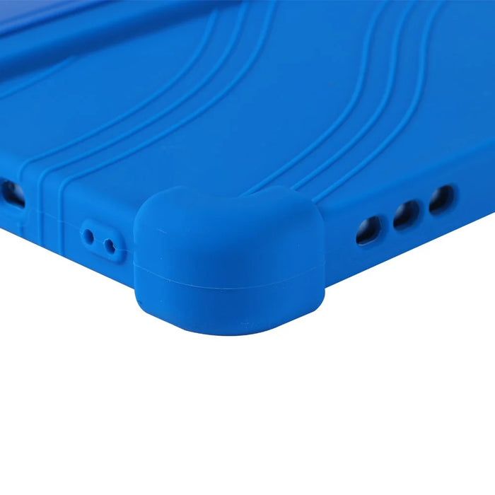 For Doogee Tab G5 Tablet Case Adjustable Kickstand Silicone Tablet Protective Cover - Dark Blue - 7