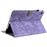 For Samsung Galaxy Tab A7 10.4 (2022) / (2020) Case Stand Card Slot PU Leather Tiger Pattern Tablet Case - Purple - 4
