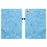 For Lenovo Tab M9 Case Floral Pattern Folio PU Leather Tablet Cover with Card Slots - Baby Blue - 1