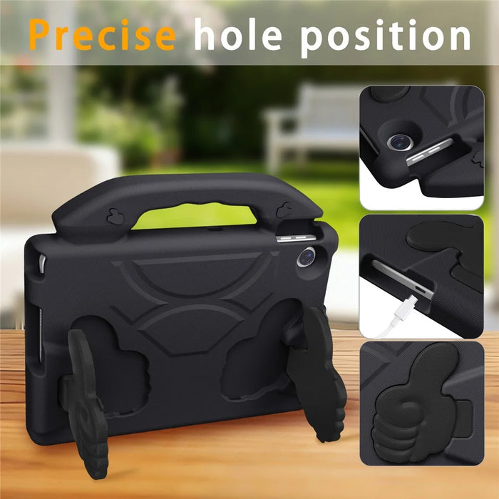 Tablet Case For Lenovo Tab TB311FU / Tab K10 (2nd Gen) / Motorola Moto Pad 60 Lite EVA Thumb Kickstand Cover - Black - 5