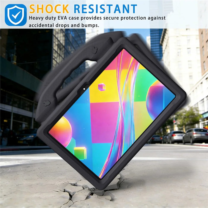 Tablet Case For Lenovo Tab TB311FU / Tab K10 (2nd Gen) / Motorola Moto Pad 60 Lite EVA Thumb Kickstand Cover - Black - 6