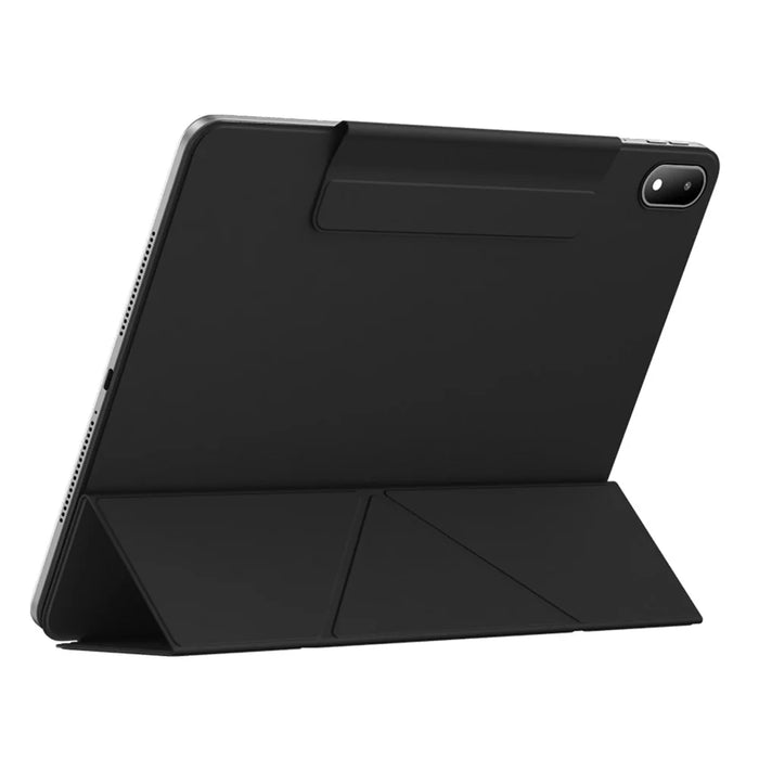 For OnePlus Pad 3 Pro Y-type Stand Cover Anti-scratch Magnetic PU Leather Tablet Case - Black - 6