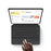 For Honor MagicPad 3 Pro 12.3 Leather Case + Touchpad Bluetooth-Compatible Keyboard (without Backlit) - Black - 6