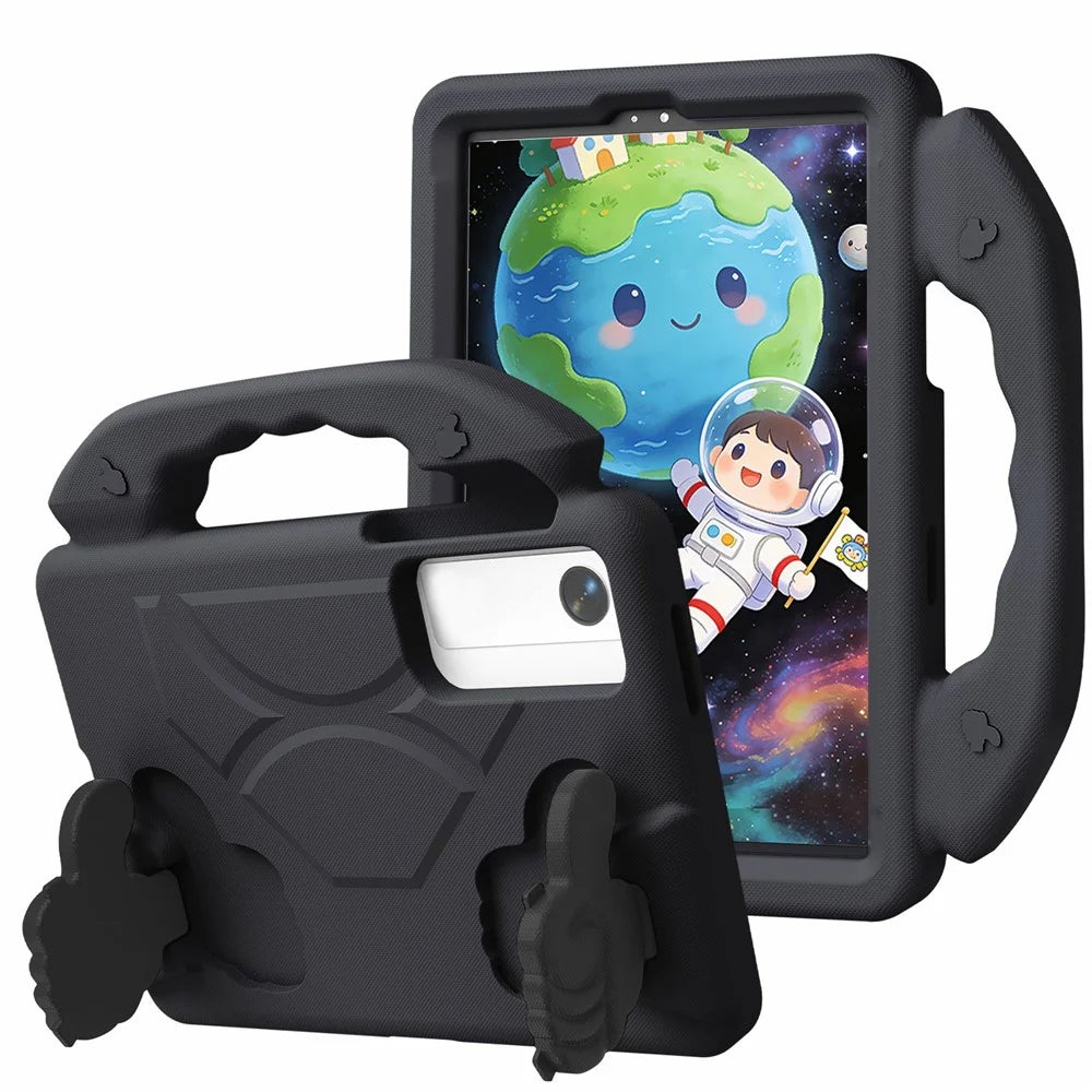 Tablet Case For Lenovo Tab Gen 5 / Legion Y700 (Gen 5) / Y700 Gen 4 / Y700 (2025) / Y700 (2024) EVA Thumb Kickstand Cover - Black - 1