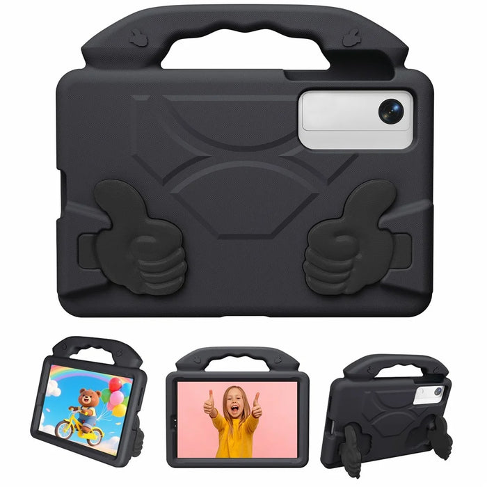 Tablet Case For Lenovo Tab Gen 5 / Legion Y700 (Gen 5) / Y700 Gen 4 / Y700 (2025) / Y700 (2024) EVA Thumb Kickstand Cover - Black - 2