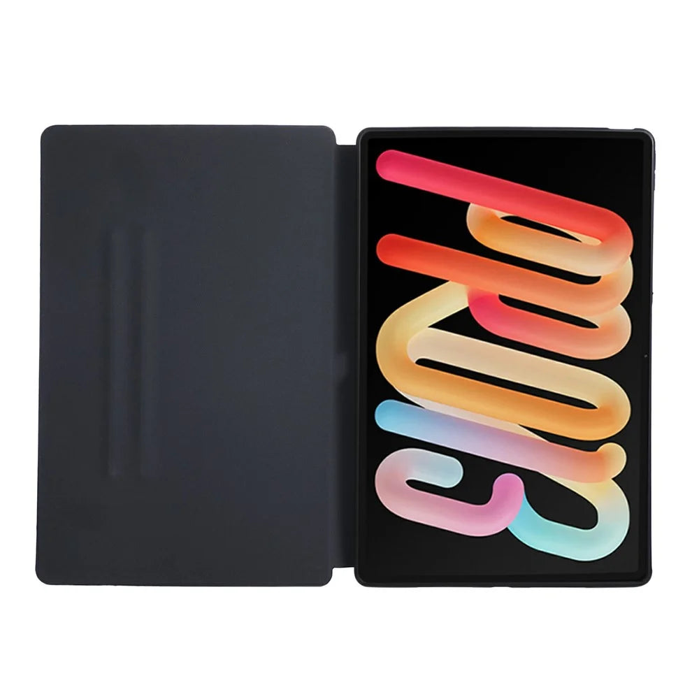 For Lenovo Idea Tab Pro Gen 2 Shockproof Case PU Leather Tablet Cover with Stand - Blue - 2