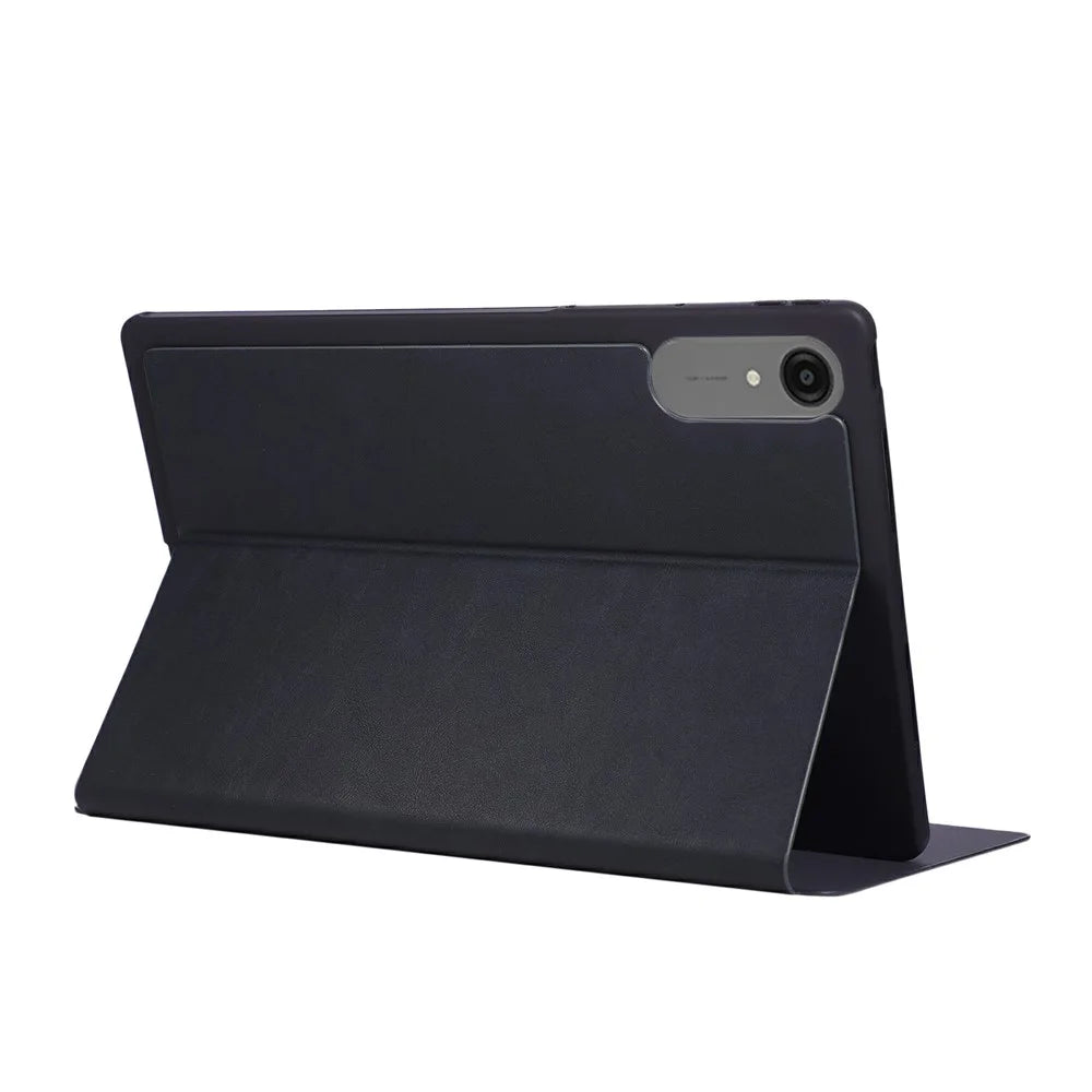 For Lenovo Idea Tab Pro Gen 2 Shockproof Case PU Leather Tablet Cover with Stand - Blue - 4