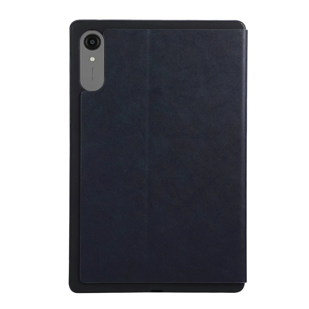 For Lenovo Idea Tab Pro Gen 2 Shockproof Case PU Leather Tablet Cover with Stand - Blue - 6