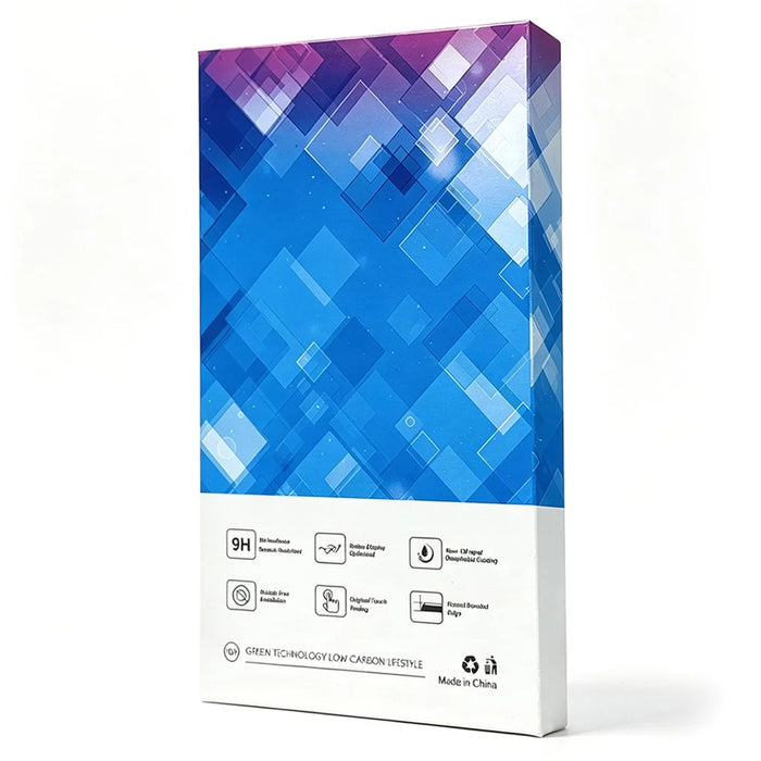 100Pcs 7 inch Tempered Glass Screen Protector Packaging Box Hard Case Bulk Wholesale Storage - Blue - 2