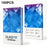 100Pcs 7 inch Tempered Glass Screen Protector Packaging Box Hard Case Bulk Wholesale Storage - Blue - 5