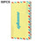 50Pcs 7.5 inch Tempered Glass Screen Protector Packaging Box Envelope Style Cardboard Folding Hard Box - Yellow - 1