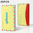 50Pcs 7.5 inch Tempered Glass Screen Protector Packaging Box Envelope Style Cardboard Folding Hard Box - Yellow - 5