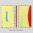 50Pcs 7.5 inch Tempered Glass Screen Protector Packaging Box Envelope Style Cardboard Folding Hard Box - Yellow - 6