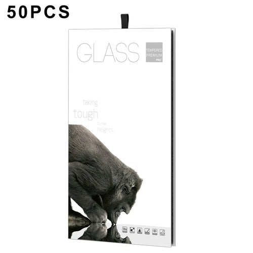 50Pcs 10.5 inch Tempered Glass Screen Protector Packaging Box Foldable Hard Case with Hook - White - 1