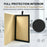 100Pcs 7 inch Kraft Paper Packaging Box for Tempered Glass Screen Protector Flip Hard Box with Hook - Yellow - 3