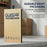 100Pcs 7 inch Kraft Paper Packaging Box for Tempered Glass Screen Protector Flip Hard Box with Hook - Yellow - 5