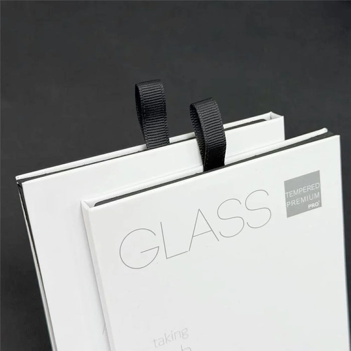 50Pcs 12 inch Tempered Glass Screen Protector Packaging Box Foldable Hard Case with Hook - White - 4