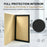50Pcs 10.5 inch Packaging Box for Tempered Glass Screen Protector Kraft Paper Foldable Storage Case - Yellow - 3