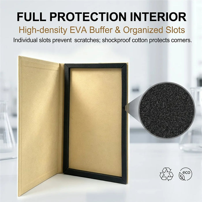 50Pcs 7.3 inch Packaging Box for Tempered Glass Screen Protector Kraft Paper Foldable Storage Case - Yellow - 3