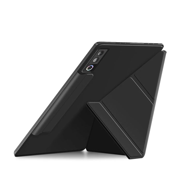 For Lenovo Legion Y900 Y-type Stand Cover Anti-scratch Magnetic PU Leather Tablet Case - Black - 3