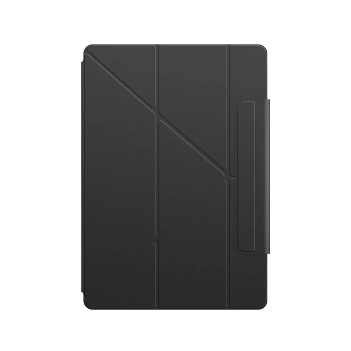 For Lenovo Legion Y900 Y-type Stand Cover Anti-scratch Magnetic PU Leather Tablet Case - Black - 7