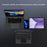 For Oppo Pad 6 Leather Case + Bluetooth-Compatible Keyboard with Backlight Trackpad - Black - 7