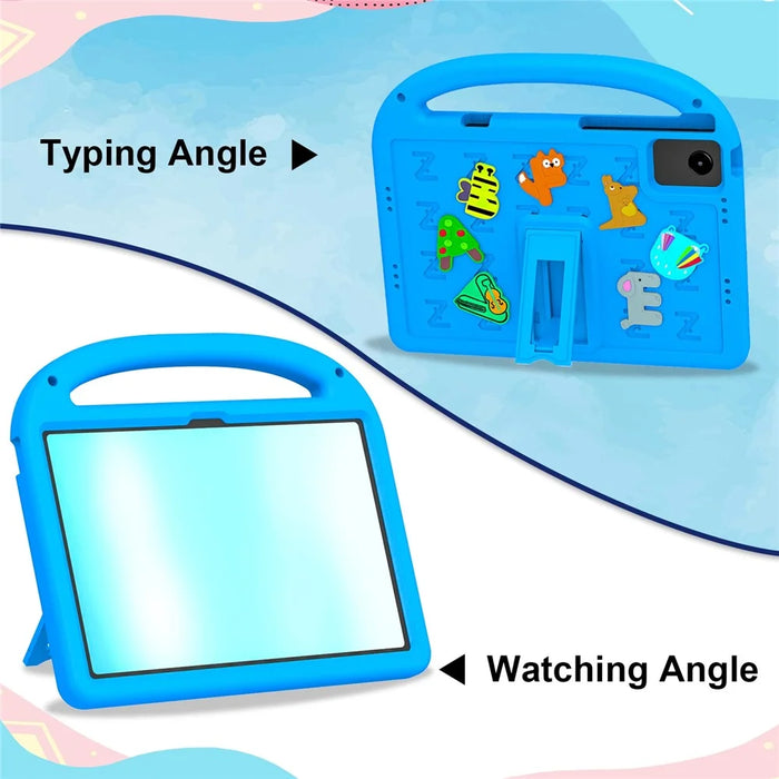 For Lenovo Idea Tab Plus EVA + PC Tablet Protection Cover with Shoulder Strap - Blue - 4