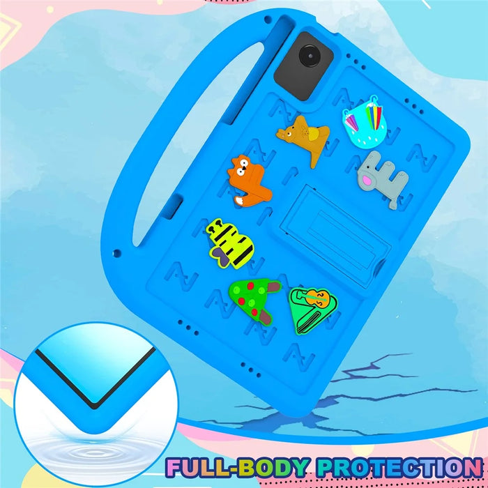 For Lenovo Idea Tab Plus EVA + PC Tablet Protection Cover with Shoulder Strap - Blue - 5