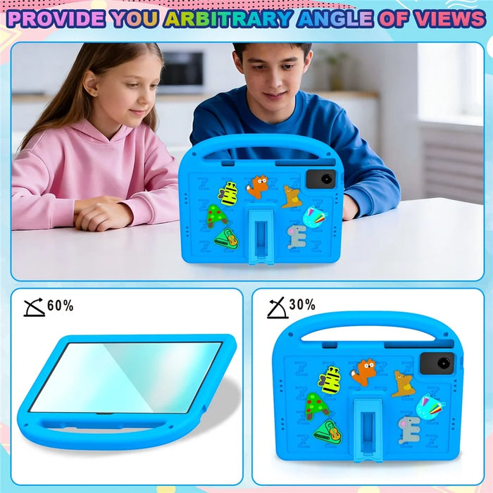 For Lenovo Idea Tab Plus EVA + PC Tablet Protection Cover with Shoulder Strap - Blue - 7