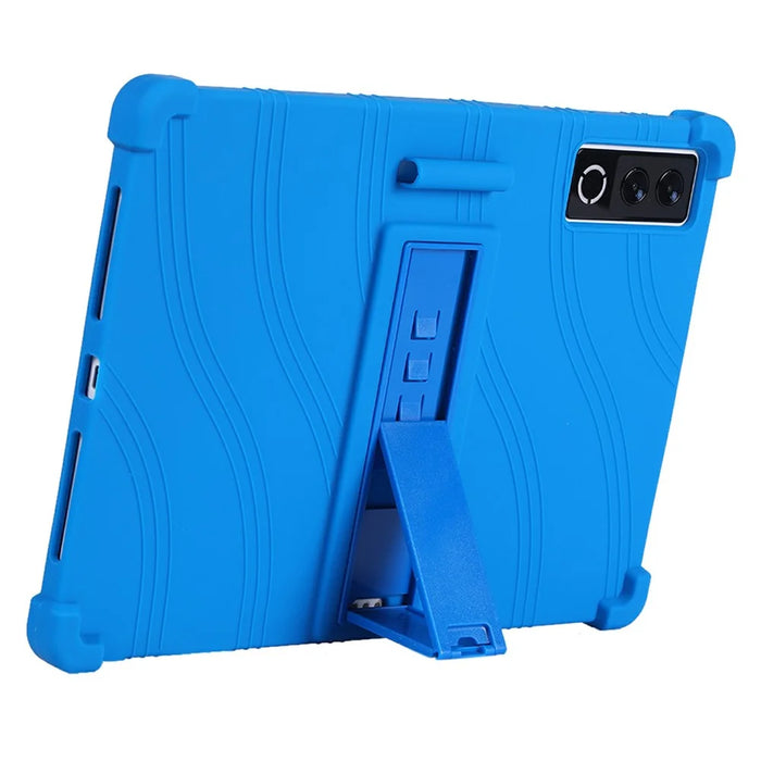 For Lenovo Legion Y900 Tablet Case Adjustable Kickstand Silicone Tablet Protective Cover - Dark Blue - 2
