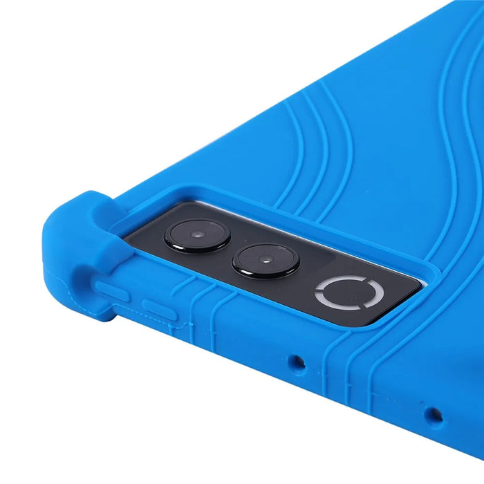 For Lenovo Legion Y900 Tablet Case Adjustable Kickstand Silicone Tablet Protective Cover - Dark Blue - 4