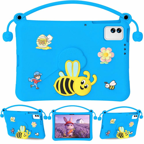 EVA Case For Honor Pad X9  /  X8a  /  X8b  /  Infinix XPAD 30E  /  TECNO Megapad 11 Bee Style Kickstand Tablet Cover with Carry Handle - Blue - 1