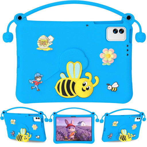 EVA Case For Honor Pad X9  /  X8a  /  X8b  /  Infinix XPAD 30E  /  TECNO Megapad 11 Bee Style Kickstand Tablet Cover with Carry Handle - Blue - 1