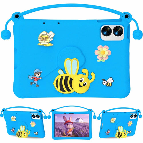 EVA Case For Xiaomi Redmi Pad Pro / Pad Pro 5G / Pad 2 Pro / Poco Pad M1 / Lenovo Idea Tab Plus / Honor Pad 10 , Bee Style Kickstand Tablet Cover with Carry Handle - Blue - 1