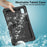 For T-Mobile REVVL Tab 2 (2025) / TCL Tab 10L LTE Gen3 Case Butterfly Kickstand EVA Tablet Cover with Shoulder Strap - Black - 3