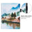 For Amazon Kindle Paperwhite (2024) / Kindle Colorsoft E-Reader Case Pattern Print Stand Leather Flip Cover - Landscape Painting - 4