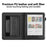 For Kobo Clara Colour / Clara BW Case Kickstand PU Leather E-Reader Cover with Hand Strap - Black - 2