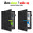 For Kobo Clara Colour / Clara BW Case Kickstand PU Leather E-Reader Cover with Hand Strap - Black - 4