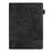 For Kobo Clara Colour / Clara BW Case Kickstand PU Leather E-Reader Cover with Hand Strap - Black - 7