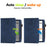 For PocketBook Era (2022) / Era Color Case Kickstand PU Leather E-Reader Cover with Hand Strap - Blue - 5