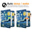 For Kobo Libra Colour E-Reader Case Pattern Print Stand Leather Flip Cover - Starry Sky - 3