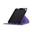 For iPad mini (2024) / (2021) Case Butterfly Flower Imrpint Leather Tablet Cover with Rotary Stand Card Holder - Light Purple - 7