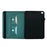 For iPad 9.7-inch (2018) / (2017) Case Butterfly Flower Imrpint Leather Tablet Cover with Rotary Stand Card Holder - Green - 4