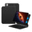 For Honor MagicPad 3 Pro 12.3 Magnetic Floating Bluetooth-Compatible Keyboard (English) + Leather Tablet Case - Black - 1