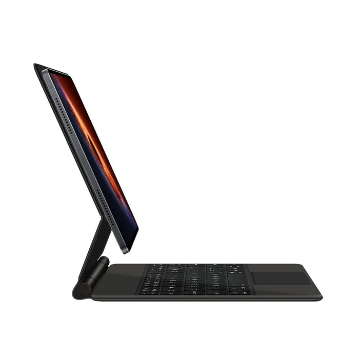 For Honor MagicPad 3 Pro 12.3 Magnetic Floating Bluetooth-Compatible Keyboard (English) + Leather Tablet Case - Black - 4