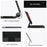 For Honor MagicPad 3 Pro 12.3 Magnetic Floating Bluetooth-Compatible Keyboard (English) + Leather Tablet Case - Black - 6