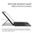 For Huawei MatePad Pro Max Leather Case + Touchpad Bluetooth-Compatible Keyboard (without Backlit) - Black - 4